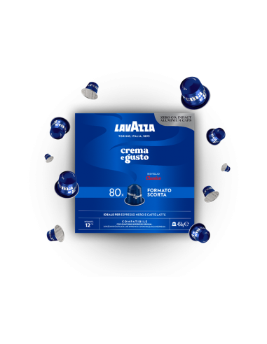 Lavazza - Nespresso kompatibilne kapsule  - Crema e Gusto classico - 80 kom