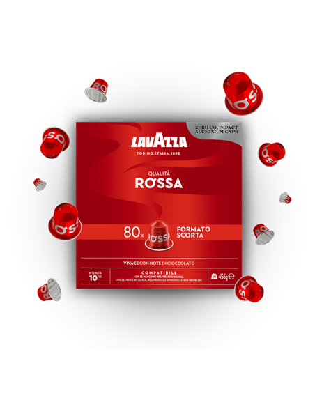 Lavazza - Nespresso kompatibilne kapsule - Qualita Rossa - 80 kom