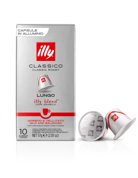 Kava Illy - Nespresso kompatibilne kapsule - Classico Lungo - kaspule