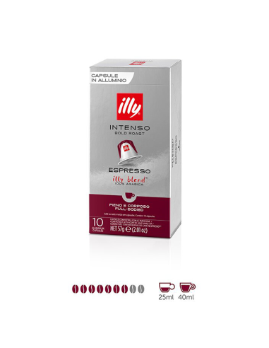 Kava Illy - Nespresso kompatibilne kapsule - Intenso - informacije