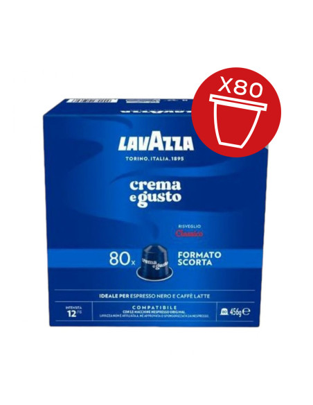 Lavazza - Nespresso kompatibilne kapsule - Crema e Gusto classico - 80 kom
