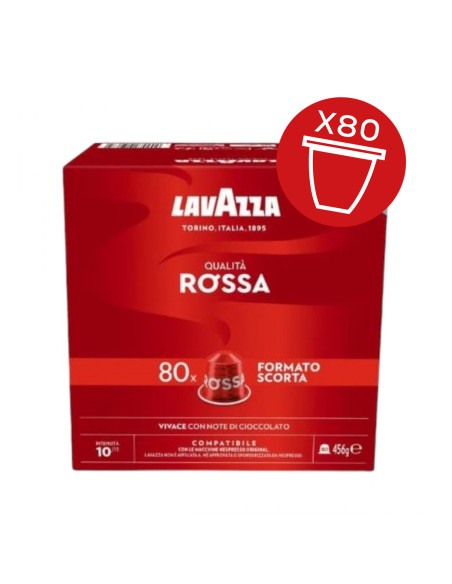 Lavazza - Nespresso kompatibilne kapsule - Qualita Rossa - 80 kom
