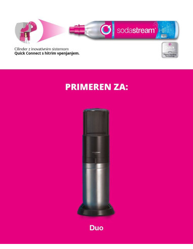 SodaStream dodatni CO₂ cilindar (samo za DUO, TERRA, ART i GAIA modele)