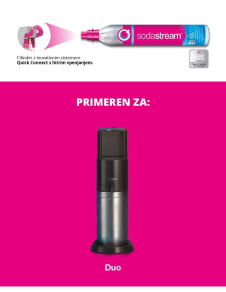 SodaStream dodatni CO₂ cilindar (samo za DUO, TERRA, ART i GAIA modele)