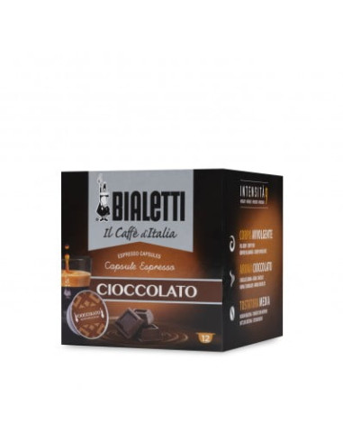 Kava Bialetti - kapsule - ČOKOLADA - 12 kom