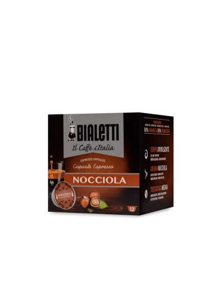 Kava Bialetti - kapsule - NOCCIOLA - LJEŠNJAK - 12 kom