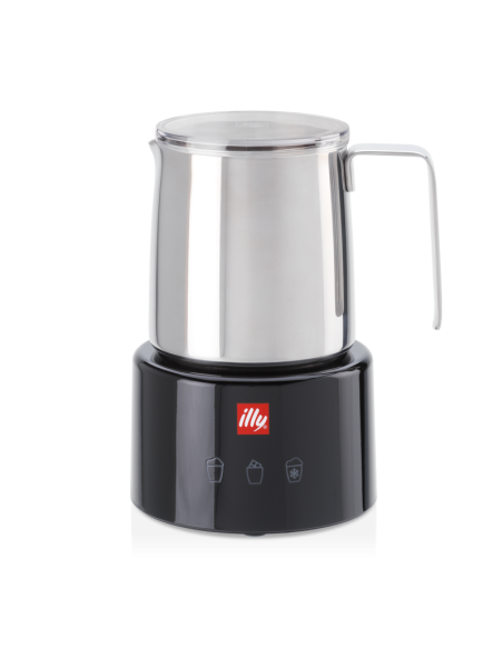Pjenilica mlijeka ILLY - crna boja/inox