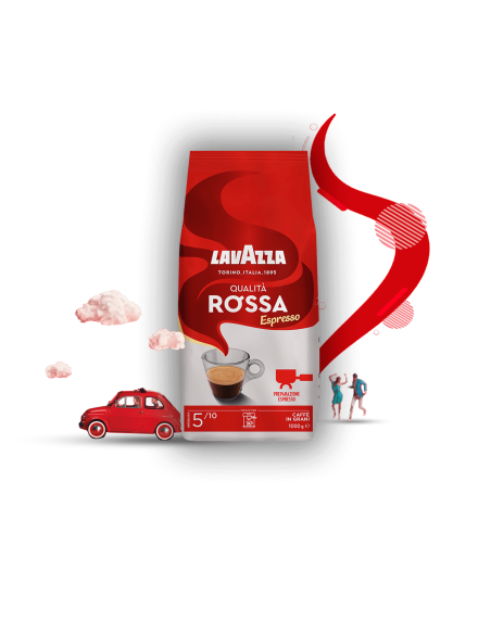 Lavazza Qualità Rossa – kava u zrnu, 1 kg