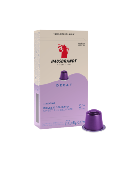 Kava Hausbrandt - Nespresso kompatibilne kapsule - bez kofeina - 10 kom
