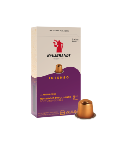 Kava Hausbrandt - Nespresso kompatibilne kapsule - Intenso - 10 kom