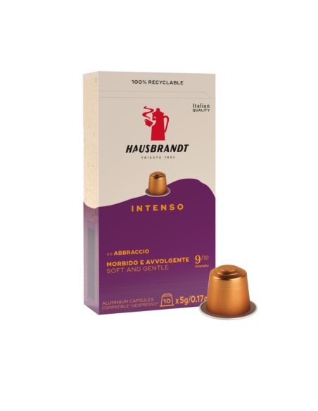 Kava Hausbrandt - Nespresso kompatibilne kapsule - Intenso - 10 kom