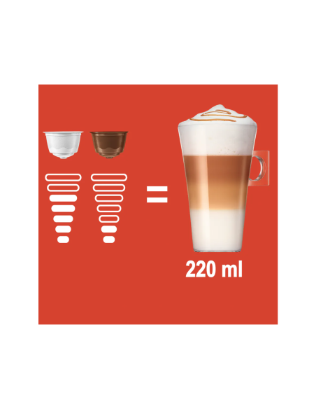 Nestlè - kapsule Nescafè Dolce Gusto - Latte macchiato caramel - informacije