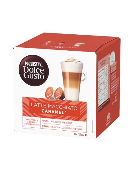 Nestlè - kapsule Nescafè Dolce Gusto - Latte macchiato caramel - 16 kom